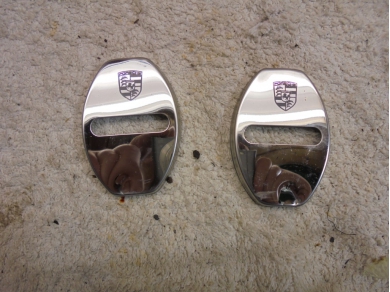 Porsche Removed From Porsche 986 Boxster Door Latch Chrome Covers Pair Pr Yard SF81