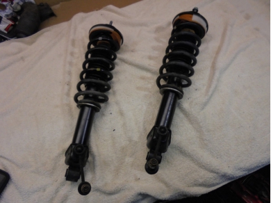 Porsche 996 Cabriolet Rear Shock Absorbers and Springs Pair Shox & Yard SF85