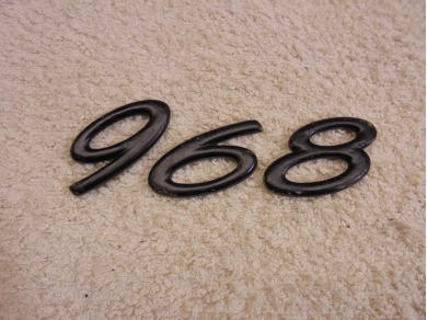 Porsche 968 Rear Decal / Badge / Numbers 94455922003 Badge/Numbers SF Pin Board