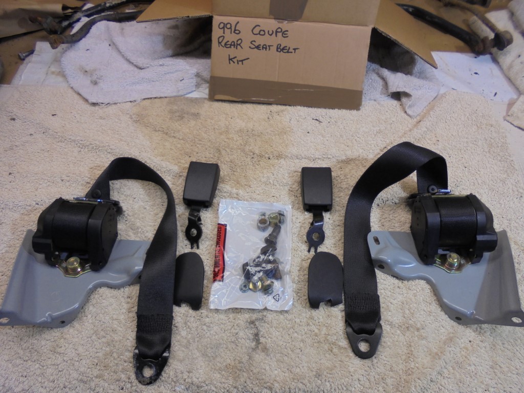 Porsche 996 Carrera Rear Seat Belt Kit 996 Carrera Rear Seat Belt Kit Yard  SF107