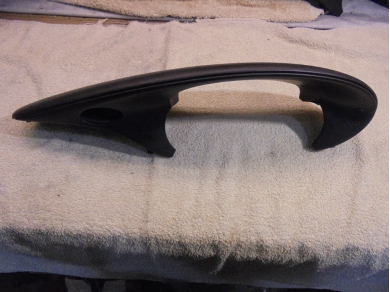 Porsche 986 Boxster Instrument Binnacle Cover 98655205603 Black Leather Glass Rack 1