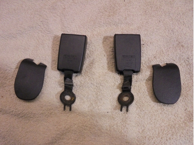 Porsche 996 Coupe Rear Seat Belt Anchors 99680316600 / 99680316500 Yard SF66