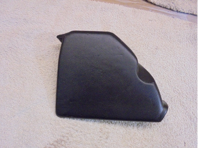 Ferrari F355 Spider Right Roof Hinge Interior Cover / Trim 64413000 in Black Leather O/S Yard SF77
