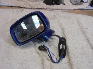 TVR Tuscan / Tamora Left Door Mirror Blue FOR PARTS Tuscan/Tamora N/S EX Sub Box A