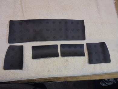 Lotus Elise S2 GENUINE Interior Pocket Rubber Mat Set AU58CUA Yard SF32