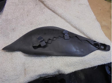 Porsche 986 Left Tonneau Hinge Cover 98656144503 N/S Flap Yard SF114