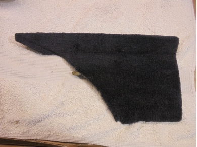 Porsche 986 / 996 Centre Console Left Side Carpet Trim 99655211302 Black 986/996 N/S Yard SF112