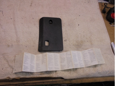 Porsche 986 / 996 Interior Fuse Box Cover 99655162200 FOR REFURBISHMENT 986/996 Yard SF68