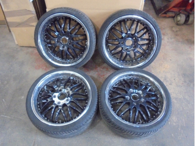 No Brand Porsche 996 Aftermarket 19 Inch BBS LM Style Set of 4 alloy Wheels Peg 65