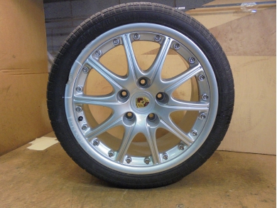 Porsche 986 BBS 2 Piece Sport Classic II Rear Wheel 18 Inch 99636213850 DAMAGED Peg 85