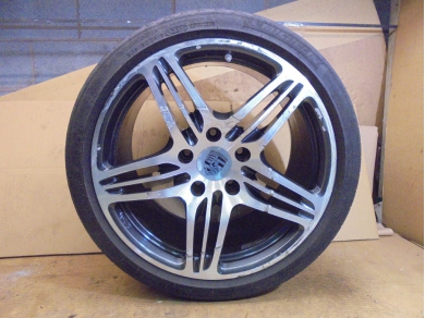 Porsche 997 C4S / Turbo 11Jx19 ET51 Rear Alloy Wheel 99736216202 DAMAGED C4S/Turbo Peg 79