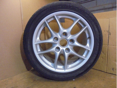 Porsche 986 Rear 5 x Twin Spoke Alloy Wheel 98636212607 8.5Jx17 ET48 Peg 91
