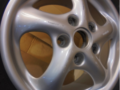 Porsche 986 Front Alloy Wheel 99636212400 7Jx17 ET55 DAMAGED Peg 72