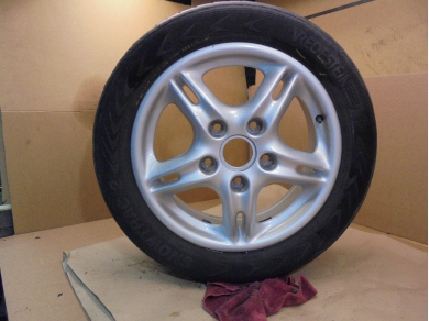Porsche 986 Front 6Jx16 ET50 Alloy Wheel 99636211200 Peg 26
