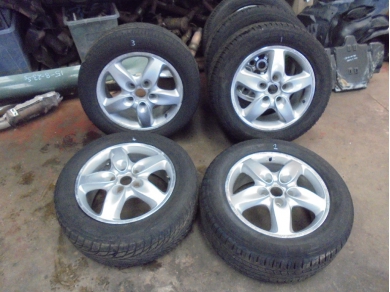 Porsche Cayenne 955 Set of 4 BBS Alloy Wheels 7L5601025C 8Jx18 ET57 Peg 79