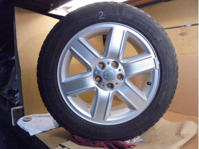 Land Rover Range Rover L322 Vogue 8Jx19 IS57 Alloy Wheel 6751305-1 19 Peg 91 (2)