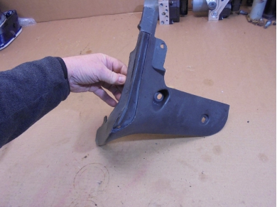Porsche 986 Boxster Left Rear Mud Guard 98650439300 DAMAGED N/S/R Yard SF17