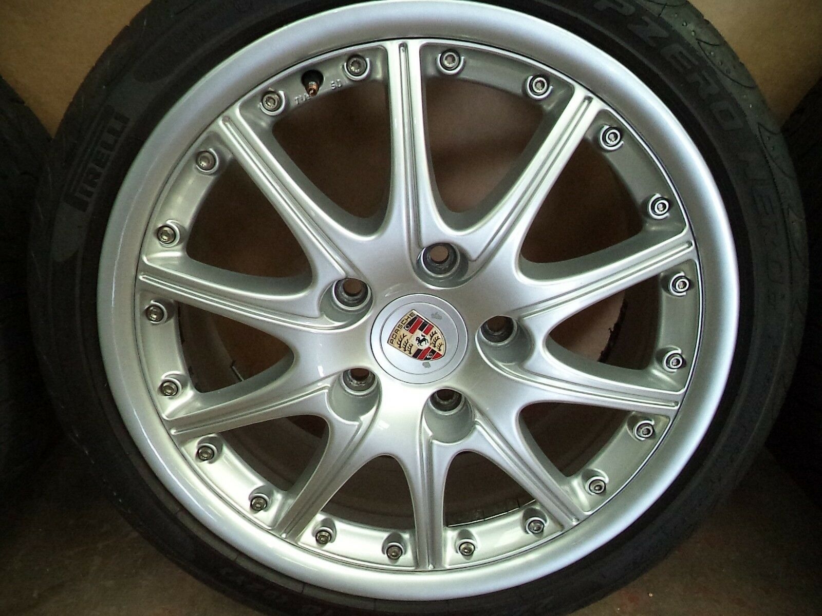 PORSCHE BOXSTER 986 SPORTS DESIGN WHEELS BOXSTER REAR ALLOY WHEELS Y149RBD