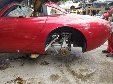 TVR TUSCAN BODY TVR TUSCAN REAR QUARTERS TVR REAR END CUT TUSCAN REAR END