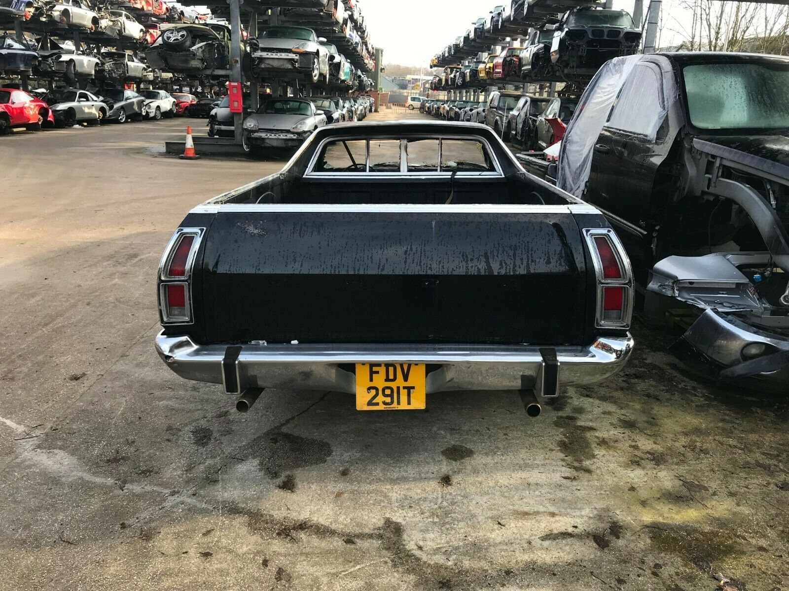 Ford Ranchero Tailgate Black Ford Ranchero 1979 american classic pickup